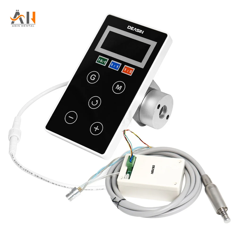 

DEASIN Dental Electric Motor LED Brushless Micromotor Portable Dentist Equipment Tools For Fiber Optic 1:1 1:5