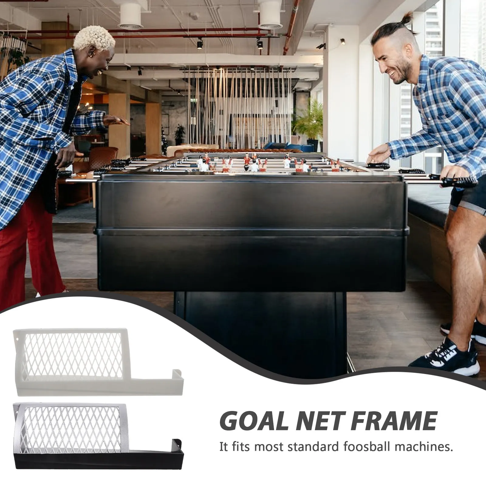 

2 шт. интерактивные сменные сетки для футбольных ворот, рама для футбольного стола, аксессуары для настольного футбола