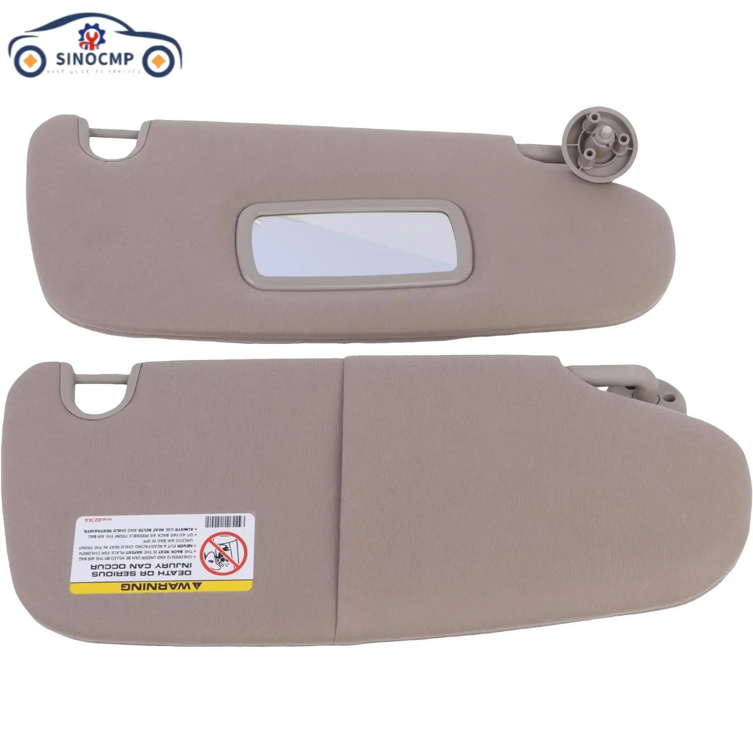 

Комплект автомобильных солнцезащитных козырьков из 2 предметов, левый и правый для Dodge Ram 1500 2500 3500 2002-2009 1CT11TL2AA, солнцезащитные козырьки, внутренние детали