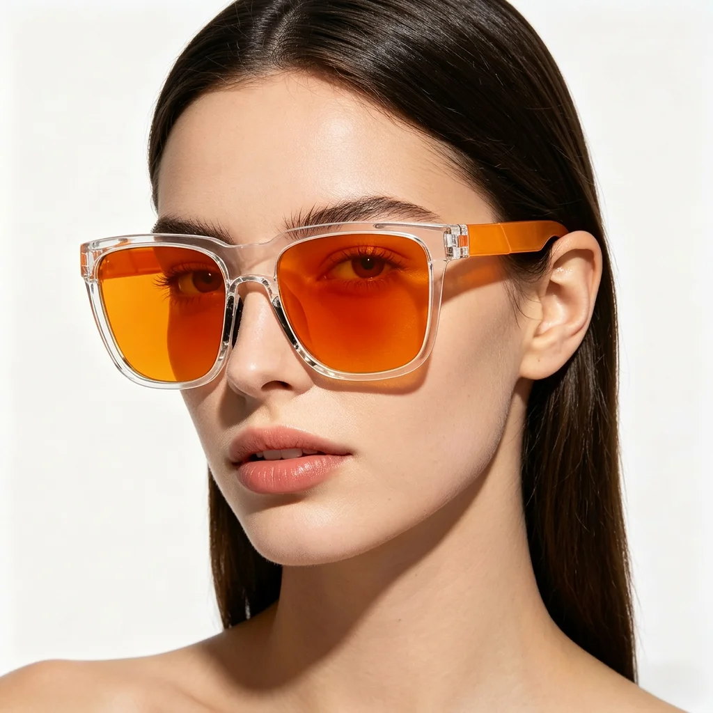 Square Sunglasses Pressure-Free Anti Glare Sunglasses Polarized Sunglasses Lightweight For Fashion Daily Wear Stage Performance