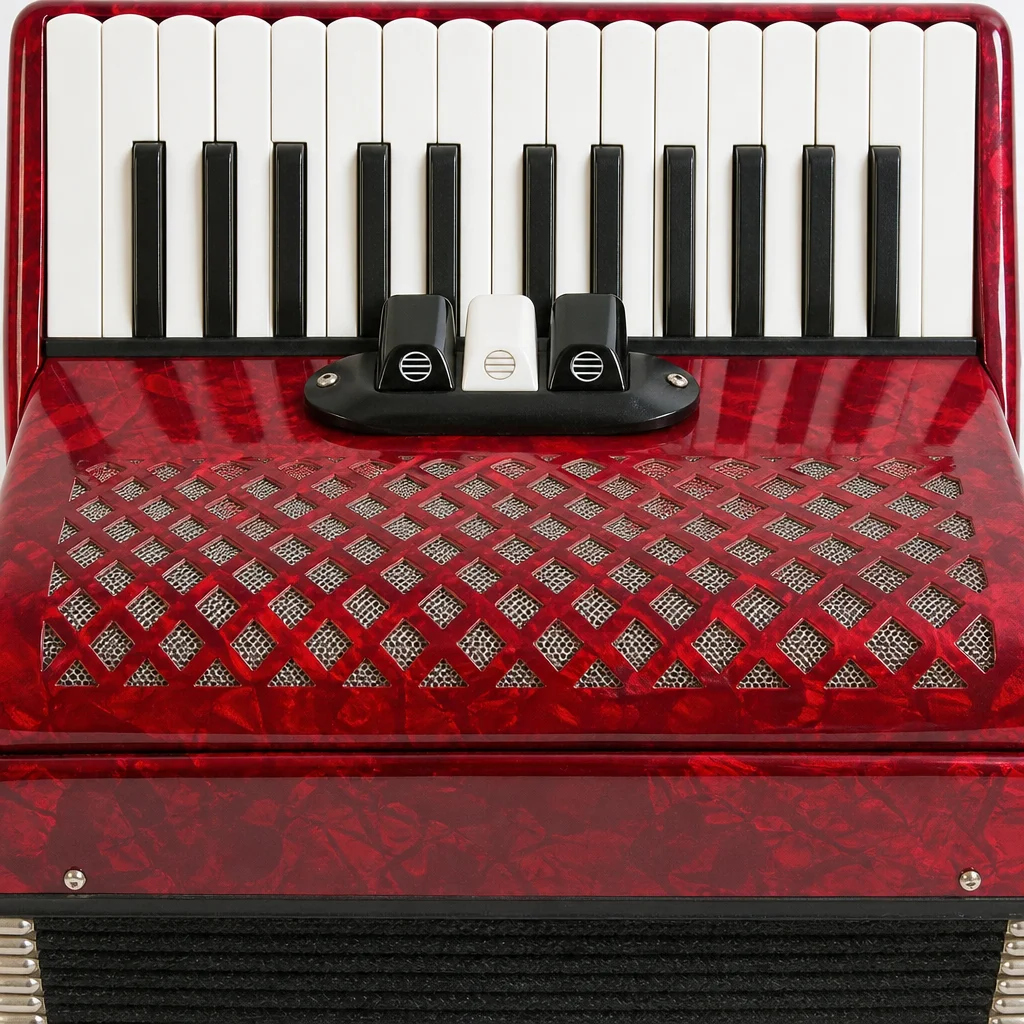 26 Keys 48 Bass Accordion Musical Instrument For Professional Grade Test Performance Practice