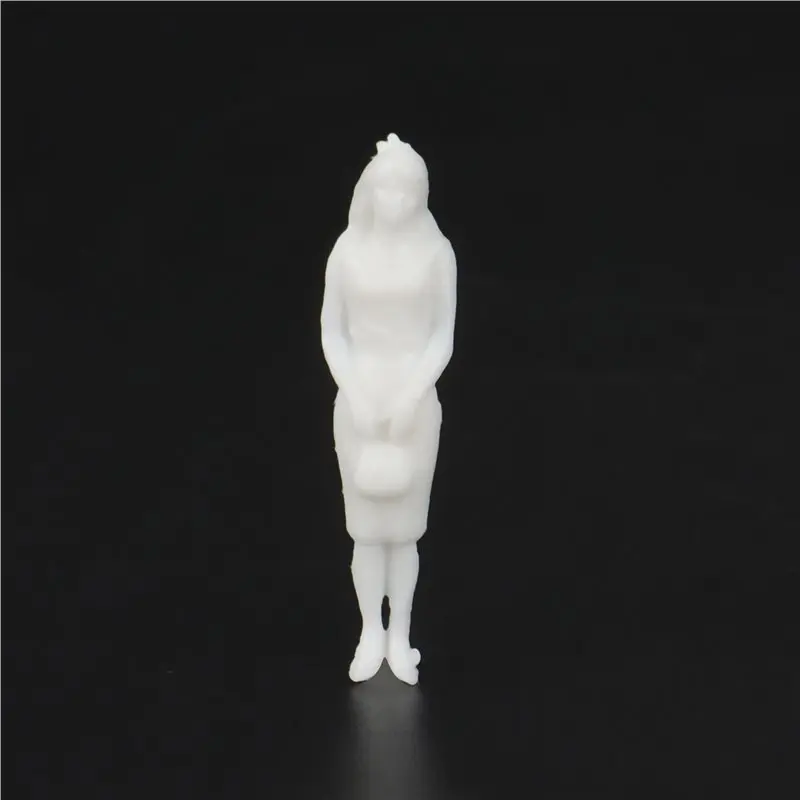 B78B-1:50 White Figures Architectural Model Human Scale HO Model Plastic Peoples,500 Pieces