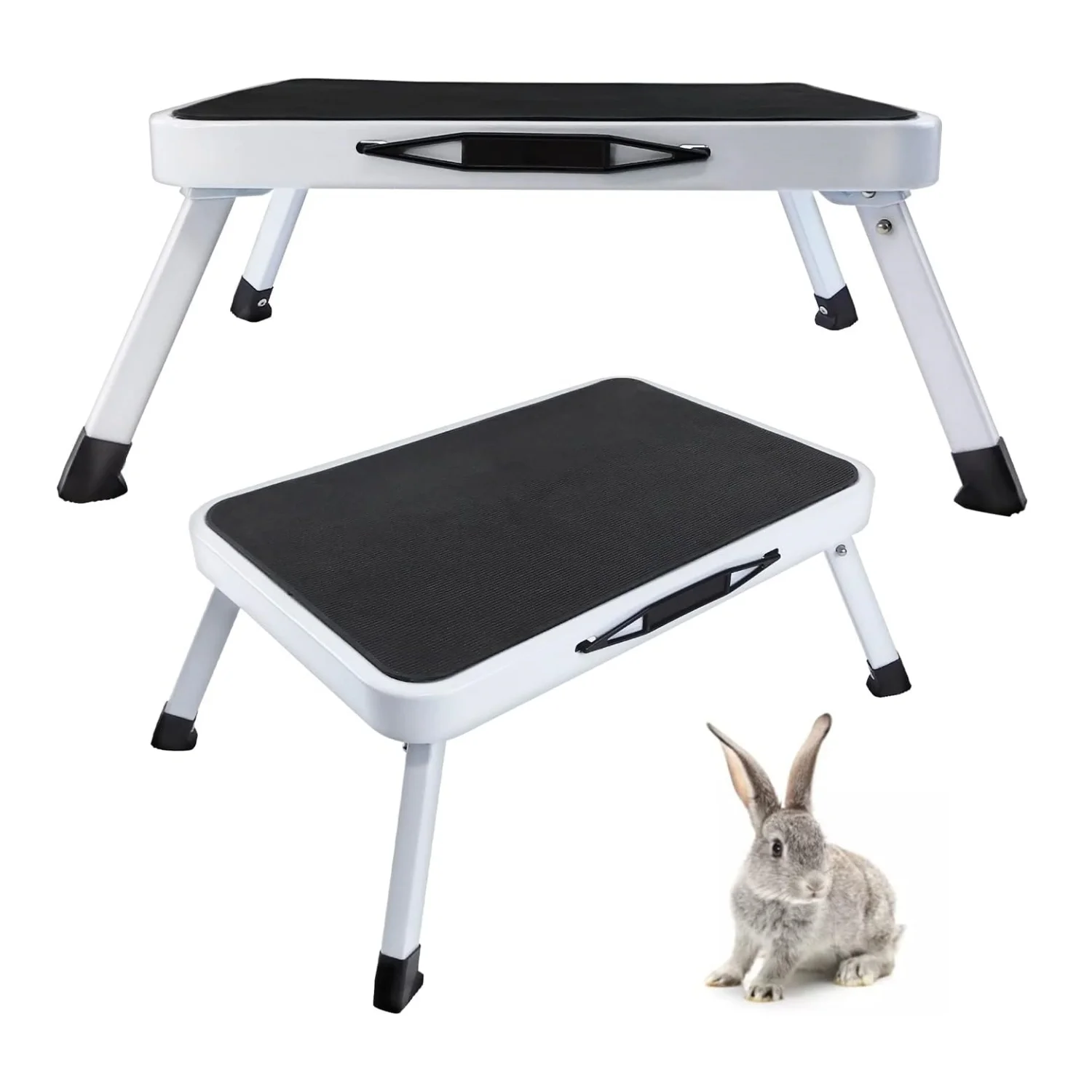 Adult Foldable Step Stool Kitchen Non-Slip Step Stool High Folding Ladder Camping Stool RV Steps Ladder Stools
