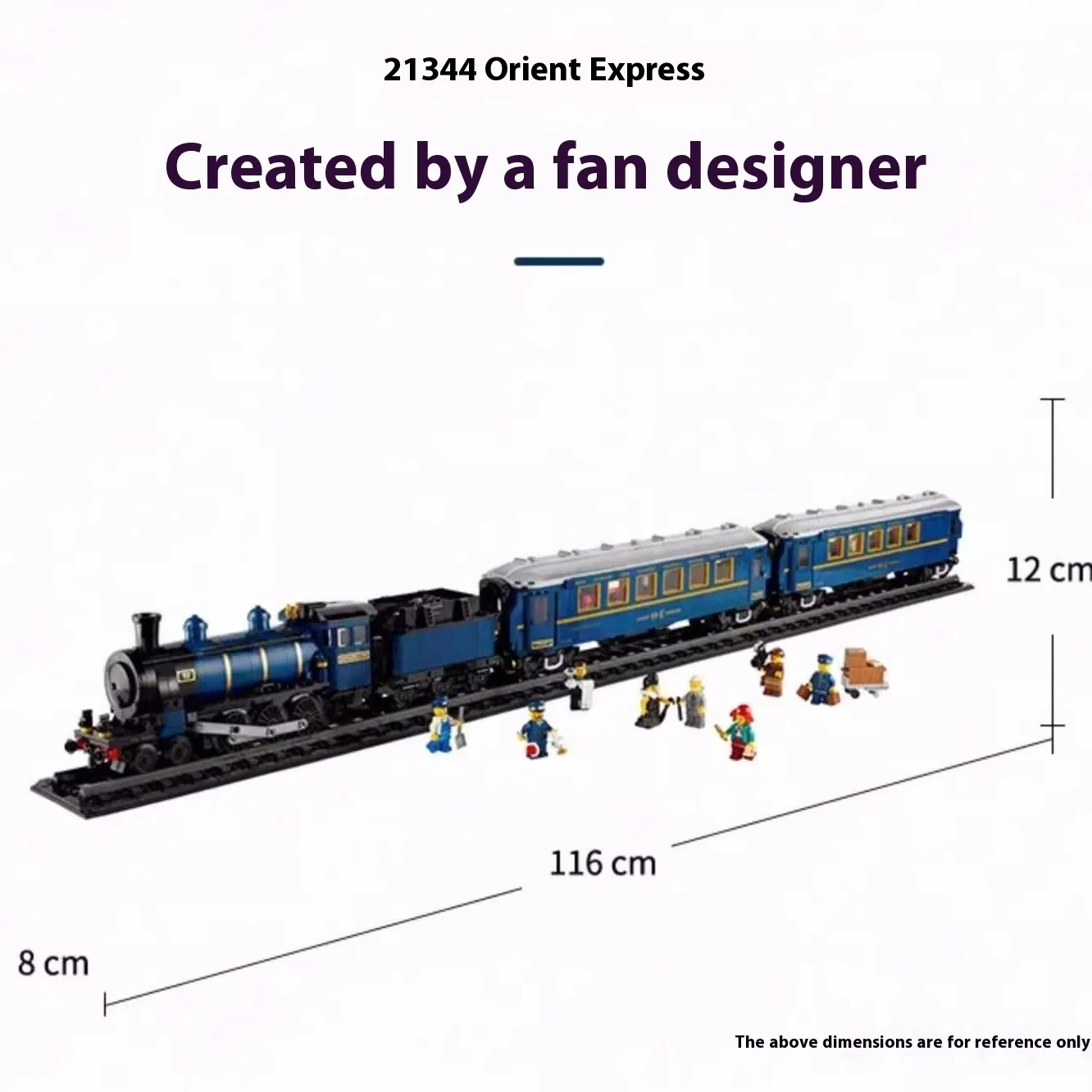 2026 New Retro Train 2540PCS Oriental Express Model Decoration Home Decoration Christmas Birthday Gift