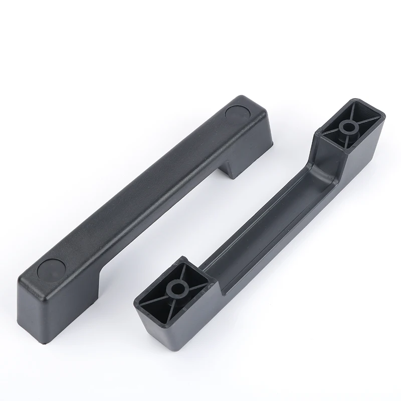 2 pcs Square ABS handle LS521 drawer handle manual tool box handle equipment cabinet black hole distance 178mm bridge hand