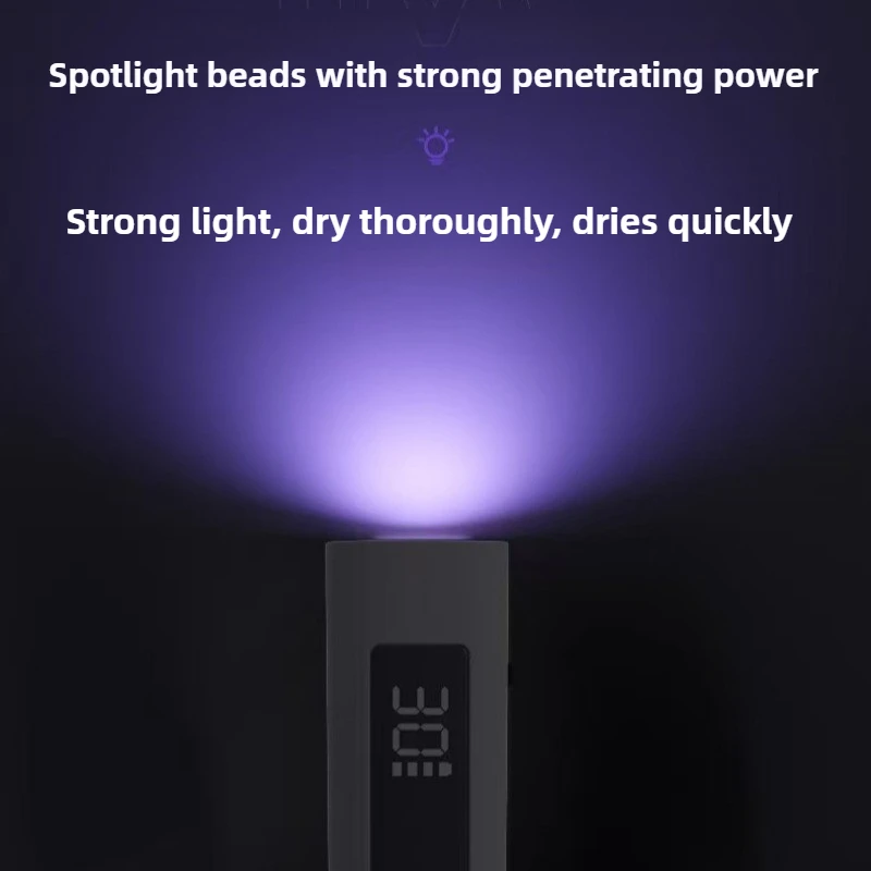 USB Rechargeable Handheld Nail Dryer Lamp UV/LED Quick Dry Gel Polish Curing Tool for All Gel Polishes Nail Art Lamp