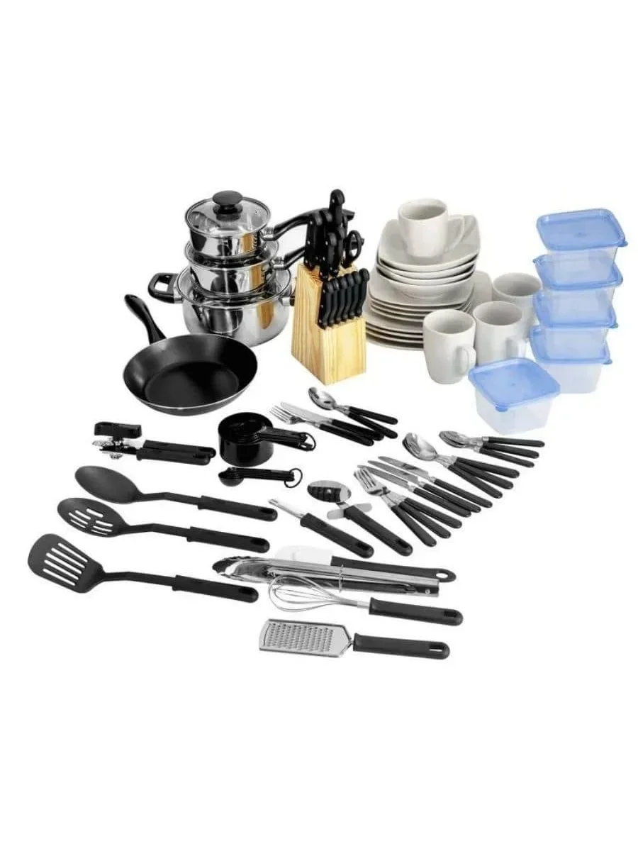 

Kitchen In A Box 83-Piece Combo Set cookware sets pots and pans