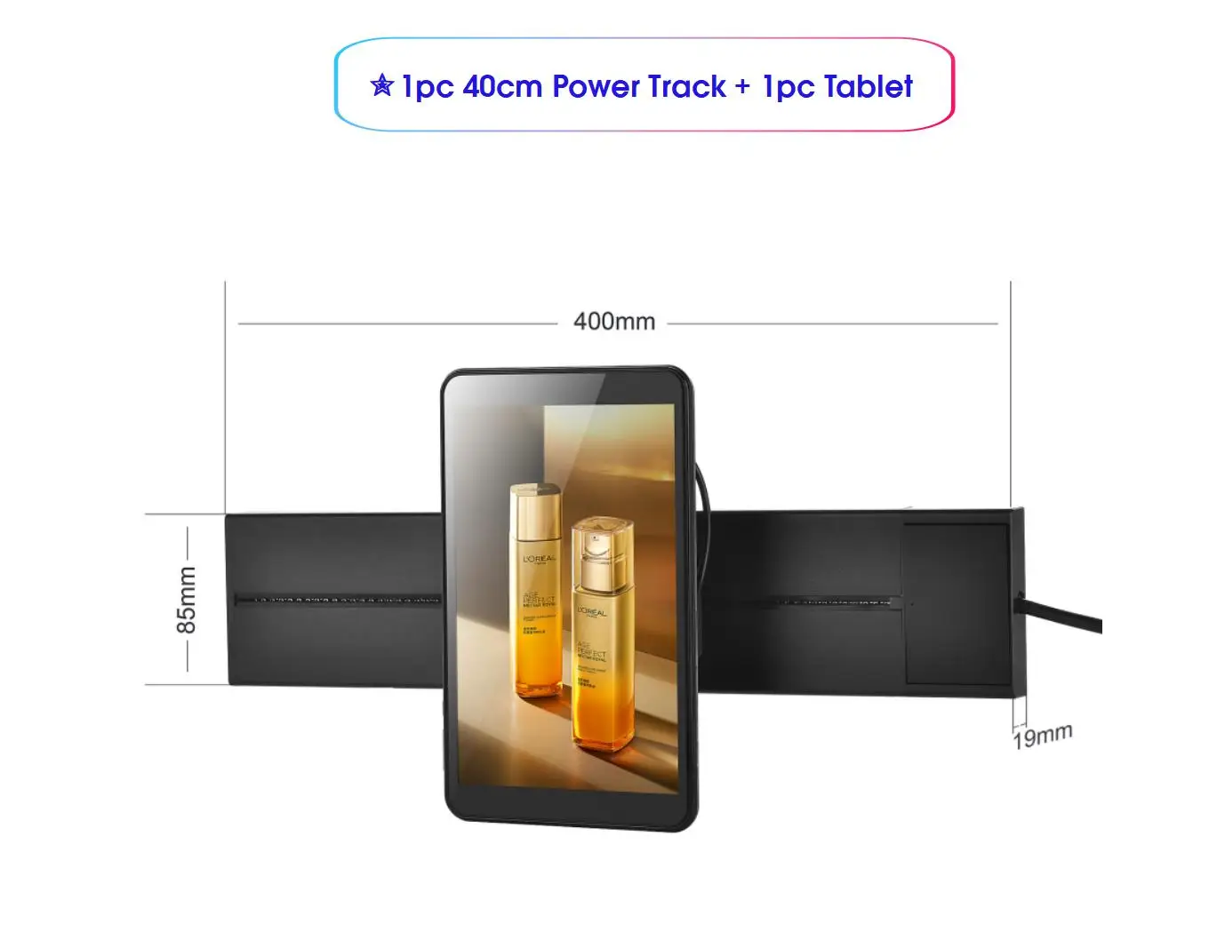 New Smart Supermarket Shelf 8 Inch 10 Inch Lcd Display Price Tag WiFi Remotely Control Advertising Lcd Screens Display Racks