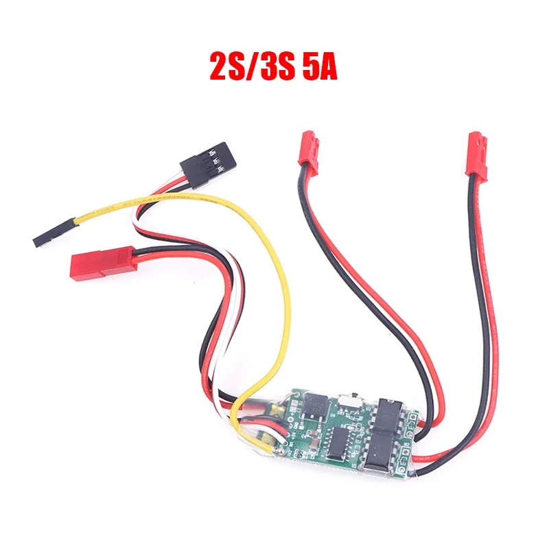 

Dual Way Bidirectional Brushed Speed Control For RC Model Boat/Tank Motor Spare Parts - Easy Speed Adjustment