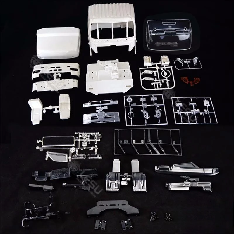 1/14 Tamiya Tip Truck HINO 700 Lesu Model Car Dump Truck HINO700 Cab Body Shell kit