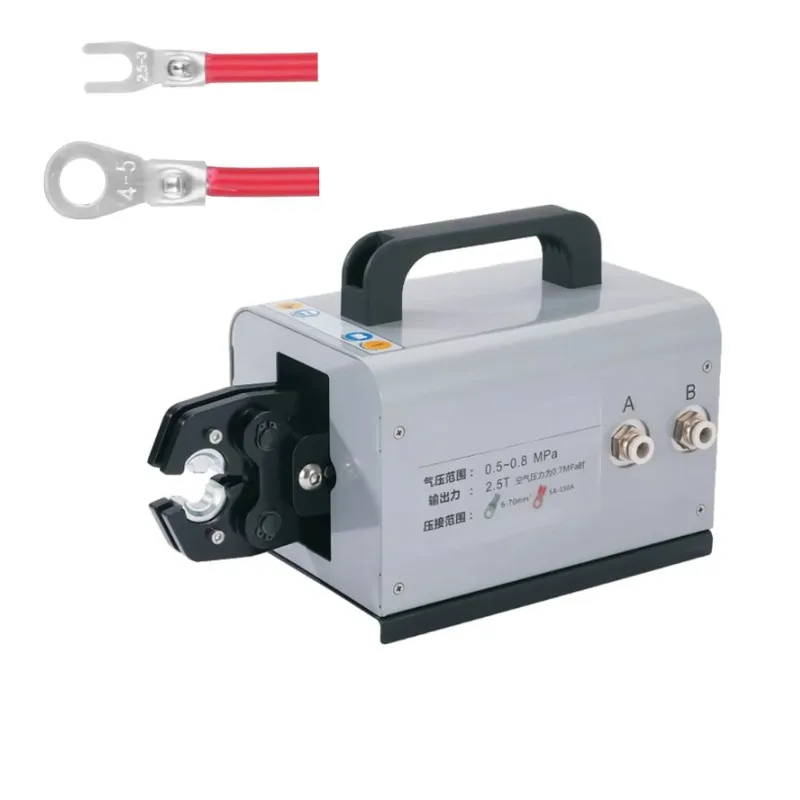 Machine à sertir les bornes de fil pneumatique SR-3FN 6-70 mm2, outil de sertissage de câbles USB Portable semi-automatique