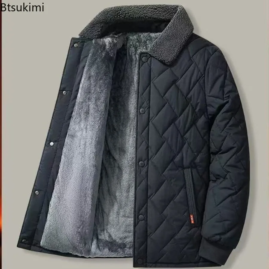 2025 Men's Classic Style Light Thin Solid Color Down Long Sleeves Jackets Autumn and Winter Warm Windproof Comfortable Parkas