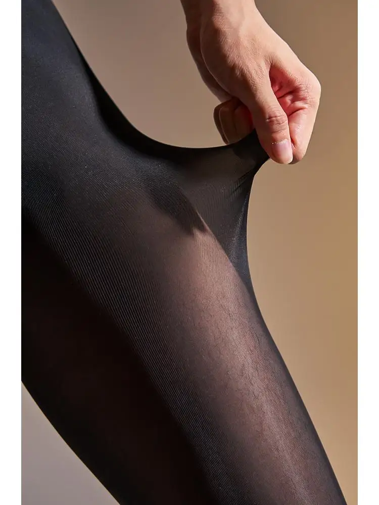 2023 120d Men Autumn Pantyhose Sexy Tight Smooth Pants Non Slip Forged Stockings Matte Anti Hook Silk Plus Size Fall Winter Wear