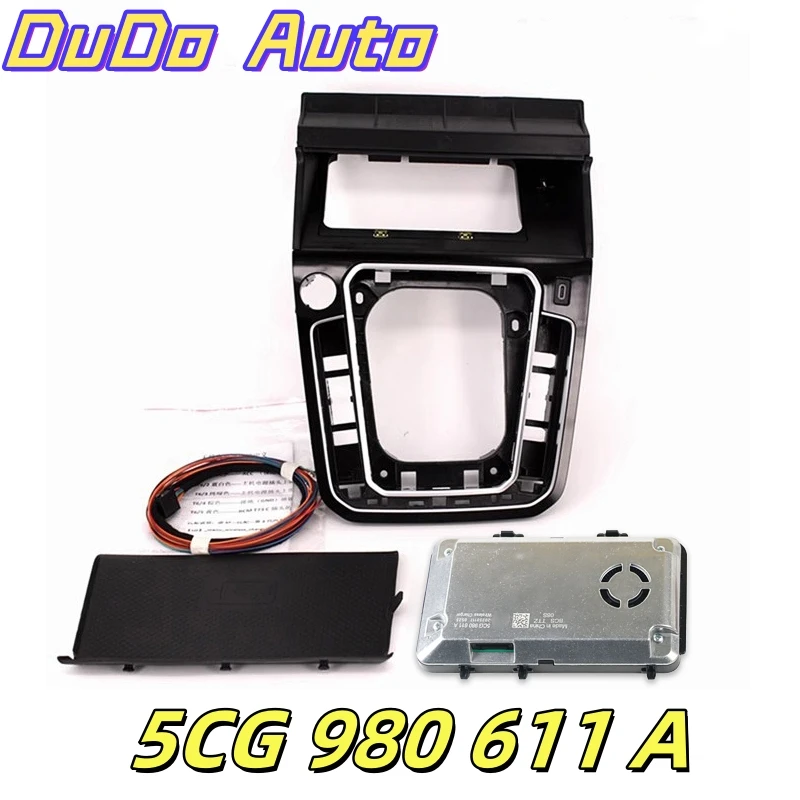 

Installation Wireless Charging Module Package For VW Passt B88.5 5CG 980 611 A Wireless Charging Module Knob Frame cable