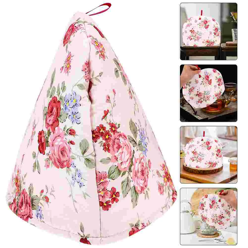 Printing Teapot Insulation Cover Decorate Kitchen Accessories Cotton Kettle Warmer For