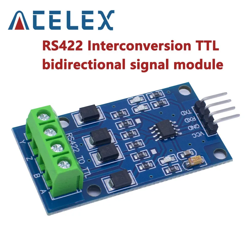 RS422 Mutual Conversion TTL Two-way Signal Module Full Duplex 422 Turn Single Chip MAX490 To TTL Module