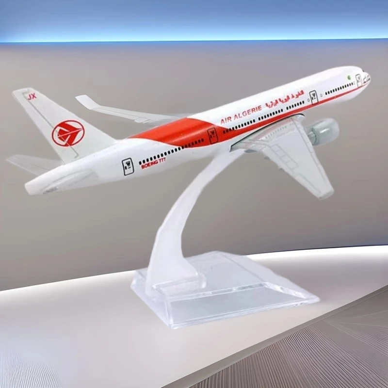 

16CM 1:400 Model B777 Air Algeria Airlines Base Alloy Metal Aircraft Plane Airliner Display Adult Collection home decor items