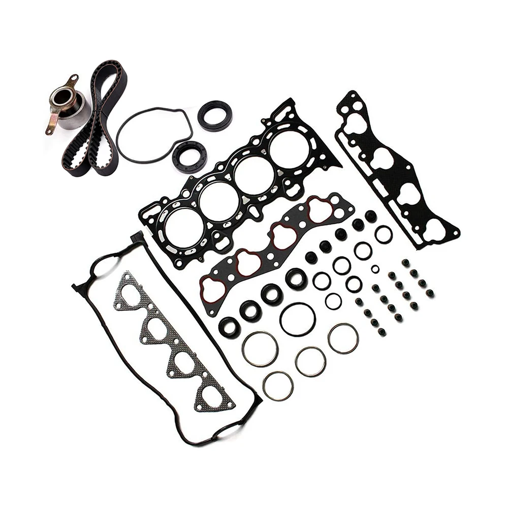 

Head Gasket Set+Bolts Timing Belt Kit for Honda 1.6 SOHC 1996-2000 d16y7 d16y8 d16y5 HS9915PT-1 HSHO029 HBHO029 SL1000 TBK224