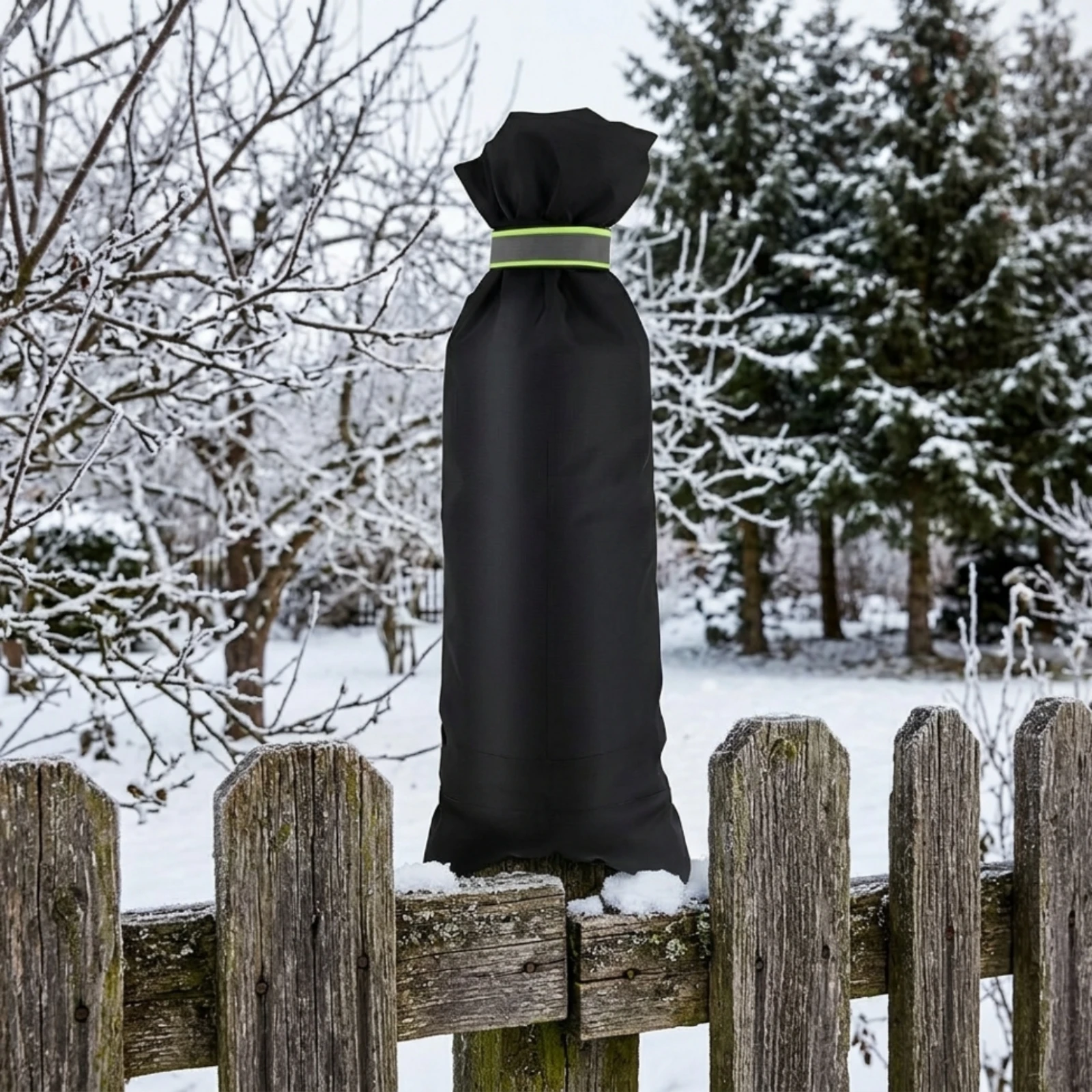Faucet Cover with Reflective Strip Thermal Faucet Anti-Freeze Cover Insulation Wrap Heavy Duty Tap Protector Universal
