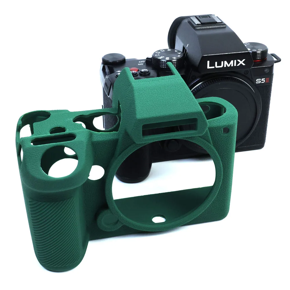 Panasonic lumix s5 ii s5ii s5m2用カメラ保護ケース,シリコンアクセサリー