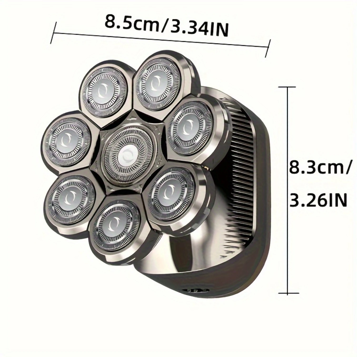 Модернизированные плавающие головки для бритвы, светодиодный дисплей, время работы 90 минут