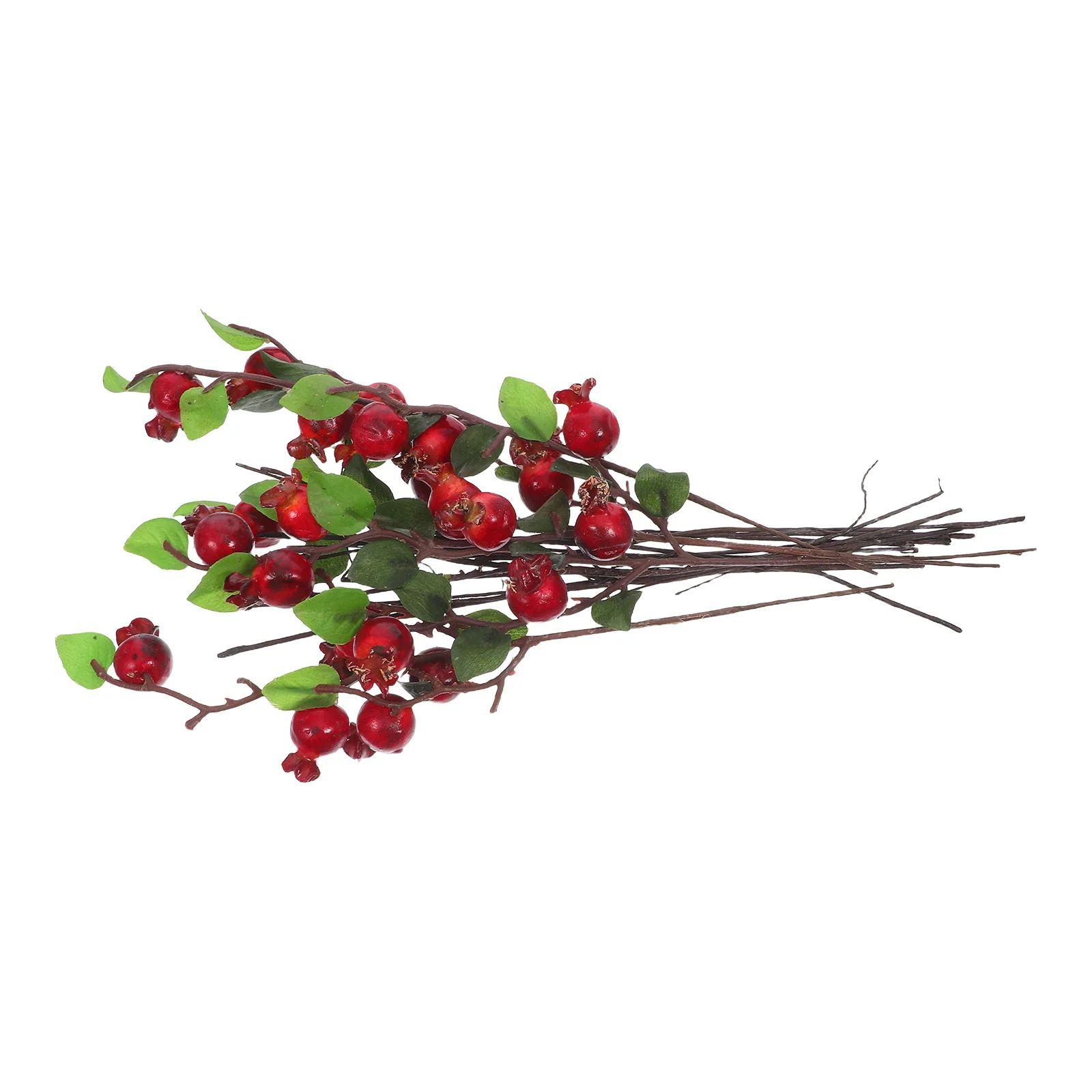 

1Set Artificial Rosehip Berries Yellow Shiny Glazed Finish Colorful Home Decor Office Bedroom Table Wedding Party Floral