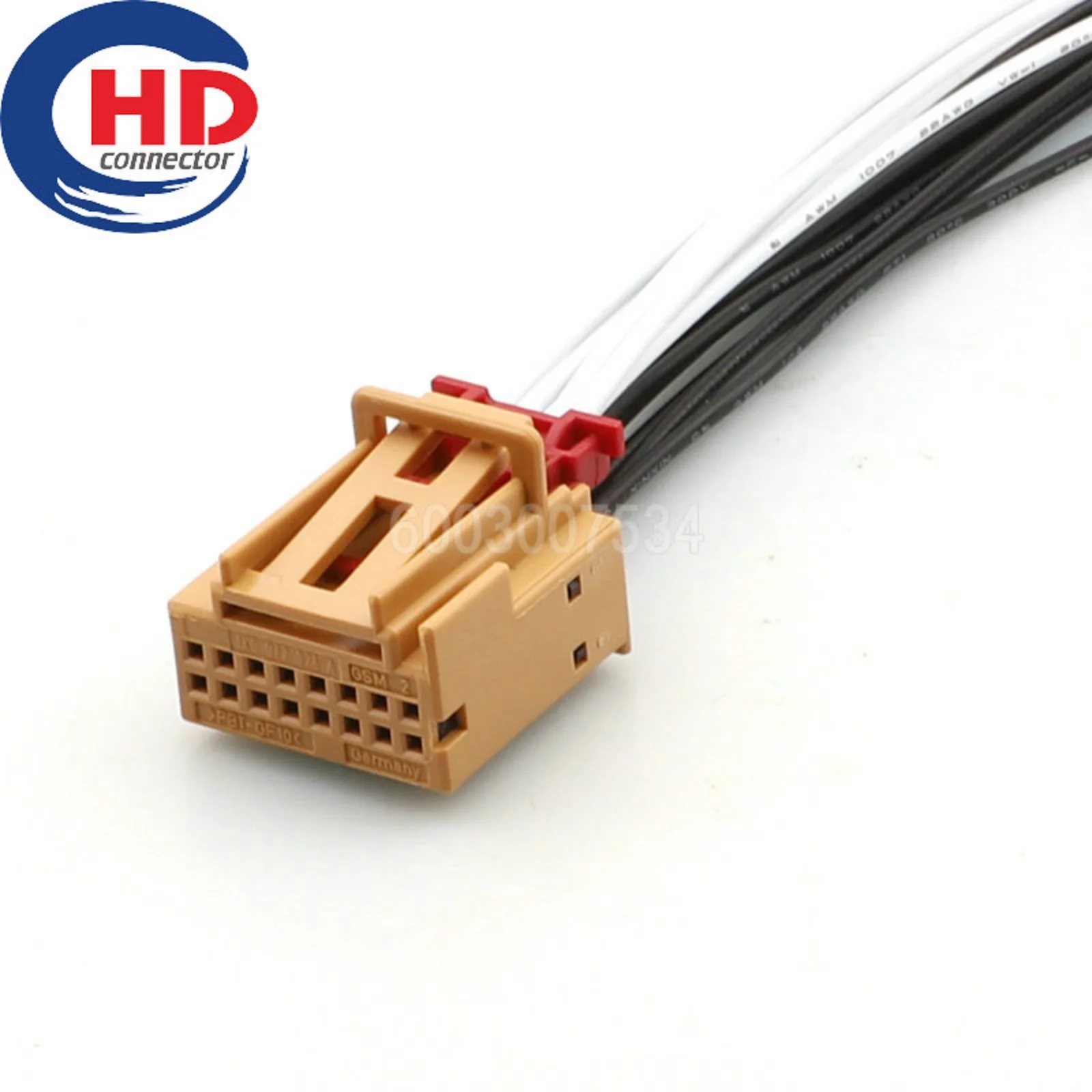 16 Pin Unsealed Female Connector Cable Plug Motorcycle Electrical Harnesses Wiring Harness for VW Audi 1K0972928A