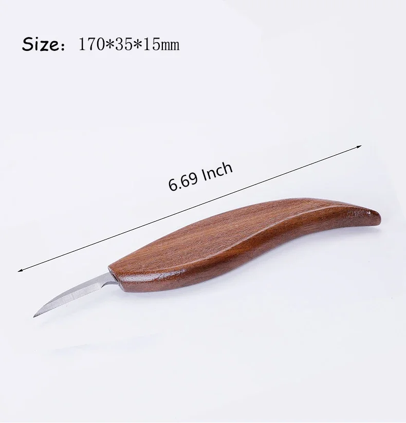 Imagem -06 - Carpintaria Carving Knife Cinzel de Madeira Cutter Hand Tool Grupo Peeling Sculptural Spoon 10 Pcs