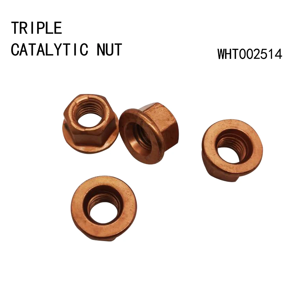 

4 шт. тройная каталитическая гайка для Audi Q5L A6L A4L Q5 A6 S6 A4 S4 A7 A5 S5 Q7 VW Touareg Phideon WHT 002514