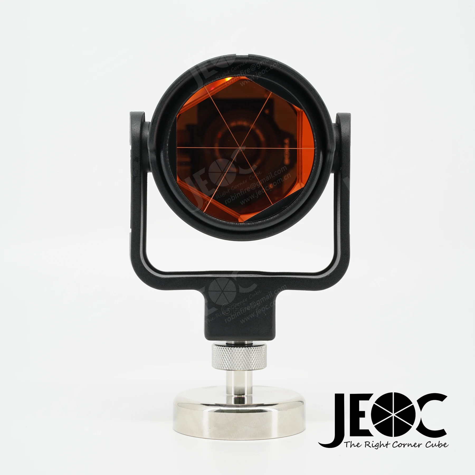 JEOC GPR1 + Magnetic Base, Monitoring Prism Set with Strong Magnet, for Leica system Accessories Topography Land Surveying