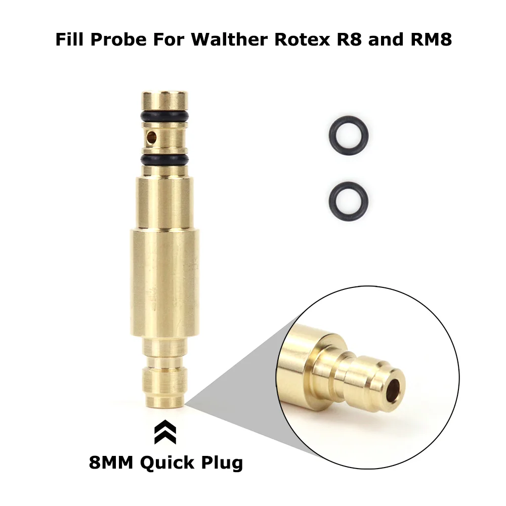 New Air Filling Adapter Fill Probe 8mm Quick Fitting For Walther Rotex R8 and RM8