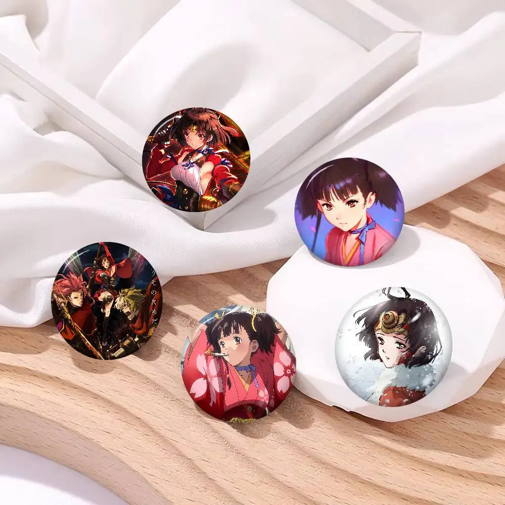 Anime KABANERI OF THE IRON FORTRESS Soft Button Pin Funny Silly Gnarpy On A Skateboard Meme Badge Gamer Collection Gifts