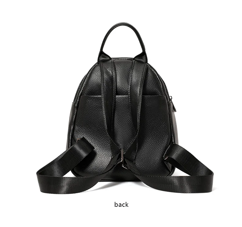 Mini-Rucksack aus genarbtem Leder für Damen, süßer kleiner Rucksack mit Fischgräten-Anhänger, lässiger Tagesrucksack für Damen, ideal für Arbeit und den täglichen Gebrauch – Detail 12