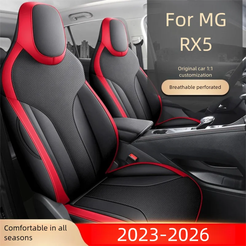 For MG RX5 2023–2026 5 Seats Car Seat Cover Full Surround PVC Leather All Inclusive Protector Auto Interior Accessories