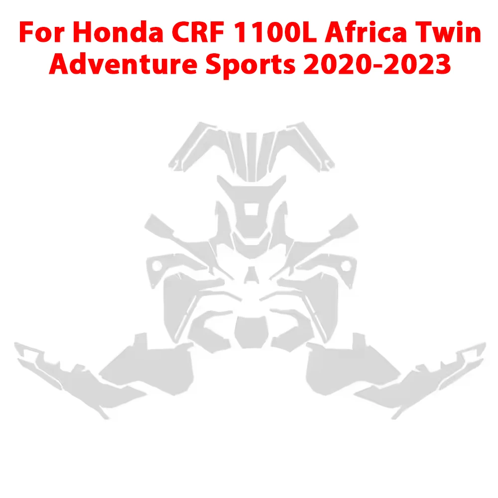 For Honda CRF1100L CRF 1100 L Africa Twin Adventure Sports 2020-23 TPU Paint Protection Flim CRF 1100L Adv PPF Transparent Flim