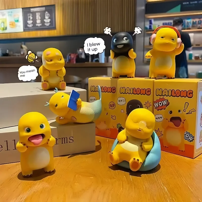 

Кукла Молочный Дракон Качели Ежедневная серия Слепая коробка Настольный орнамент Кукла Кукла Tide Play Фигурка Украшение автомобиля Орнамент