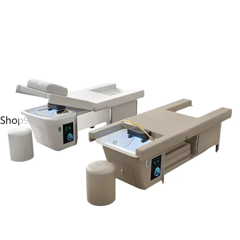 

Head Spa Pedicure Spa Shampo Chair Adjust Fashion Sink Luxury Hair Wash Bed Foot Basin Massage multifunctional Equipment