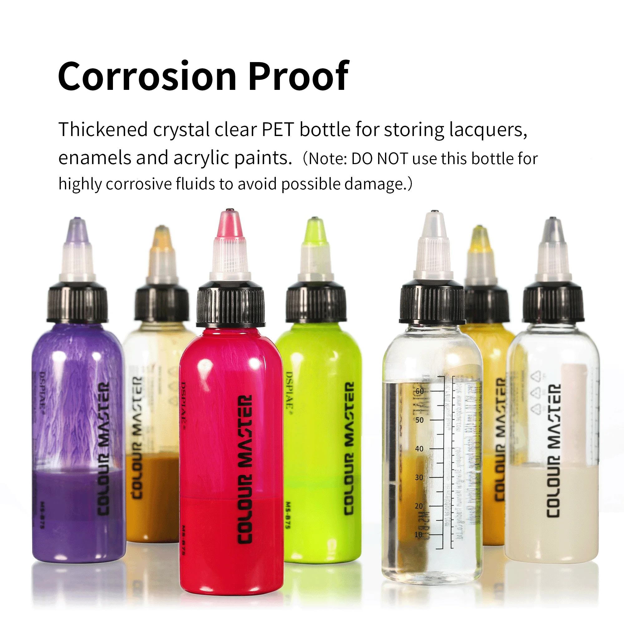 【DSPIAE MS-B75ml Paint Bottles】Military Model Making Tool for Gundam Hobby – DIY Retrofit & Assembly Supplies 1PC/2PCS