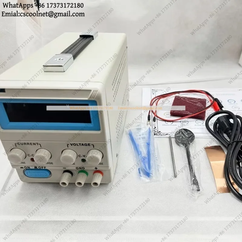 JS02 Anodizing Machine, Titanium Alloy Jewelry Color Changer, Adjustable Voltage 110V 220V, Electrolytic Equipment