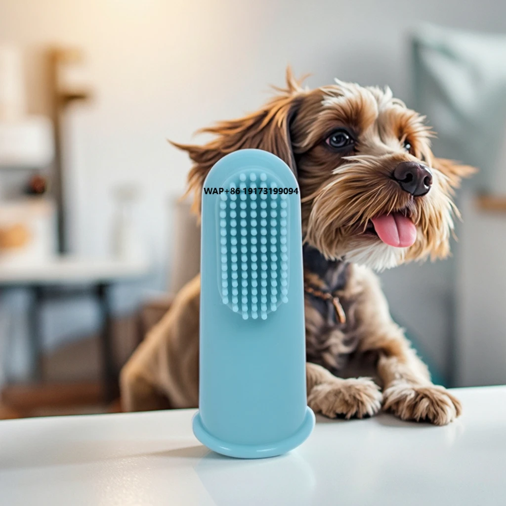 PURRY Factory Wholesale Silicone Finger Brush Food Grade Multi-Angle and Pet Oral Cleaning Toothbrush
