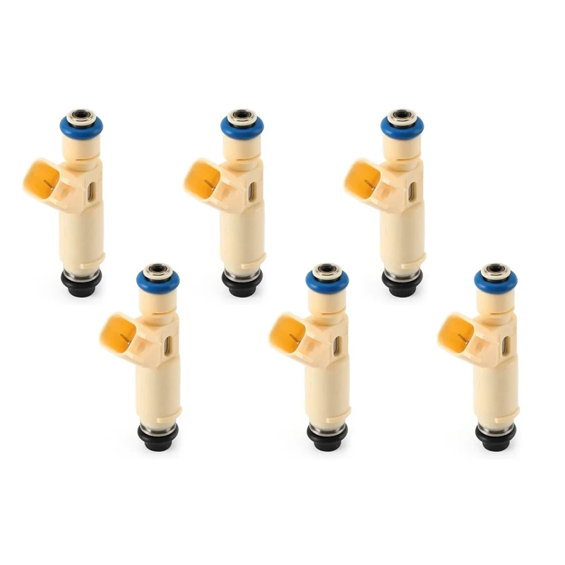 6PCS Car Fuel Injector Nozzle 195500-3520 For Ford 01-04 Mazda Mercury 3.0 , 195500-3521, 822-11157, YL8E-C7B , YL8E-C2B Parts