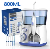 Waterpulse V300G Oral Irrigator 5pcs Tips Dental Water Flosser Electric Cleaner 800ml Oral Hygiene Dental Flosser for Oral Care