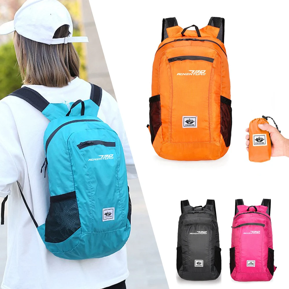 For Ktm 390 790 890 Adventure Adv 390Adventure 790Adventure 20L Foldable Backpack Small Outdoor Bag Motorcycle Accessories