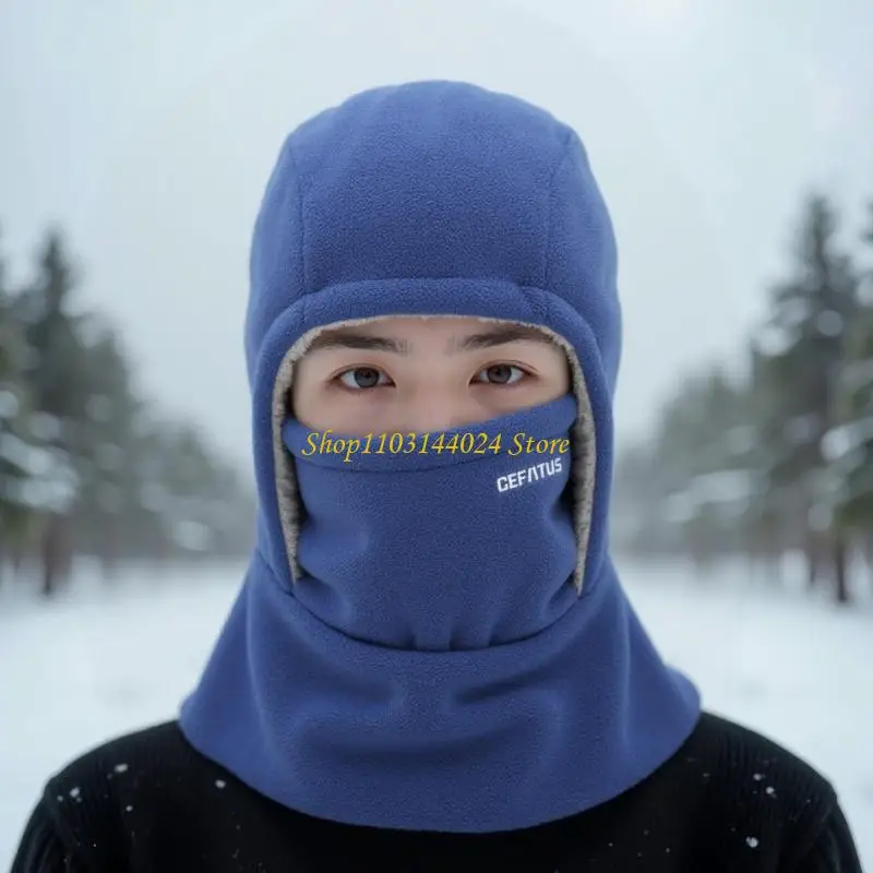 

N5KE Multiuse Balaclava Hat Warm Windproof Pullover Hat for Cycling Camping Trekking