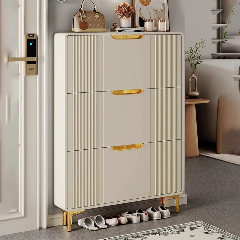 

Ультратонкий современный шкаф для обуви, входной многоцелевой шкаф для обуви большой вместимости, роскошная домашняя мебель Armoire De Rangement