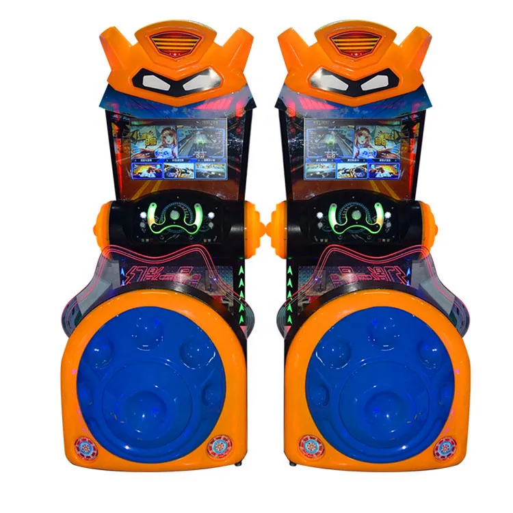 Coin Operated Electronic Car Race Game Machine Kids Arcade Driving Game Machine Excluding Freight