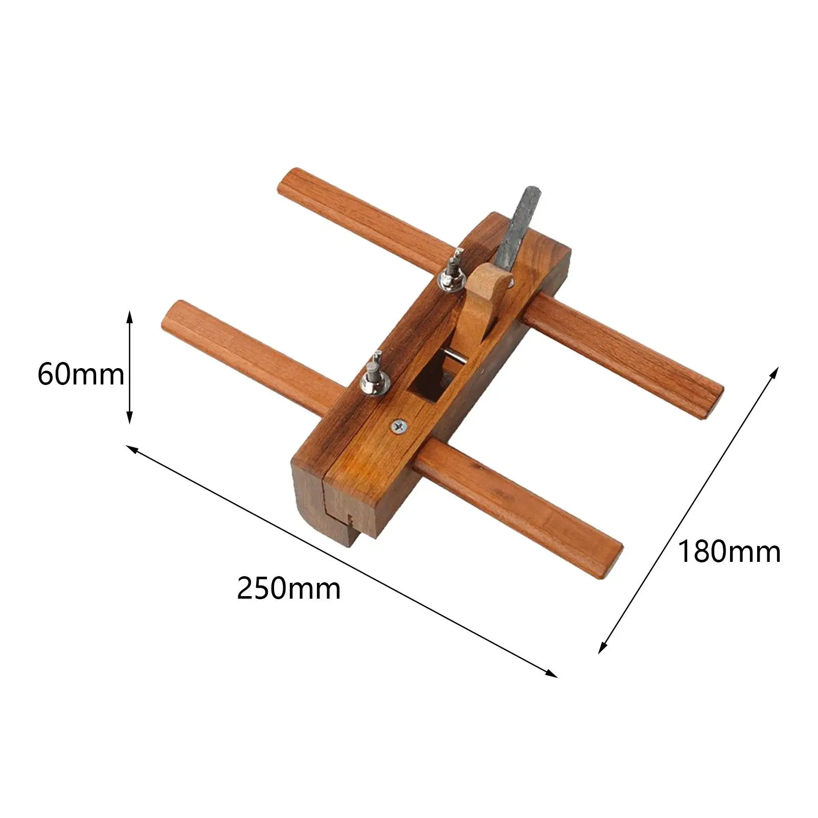 Holzhobel, DIY-Werkzeug, Oberflächenglättung, Holzbearbeitung, Holzhandwerk, flacher Hobel