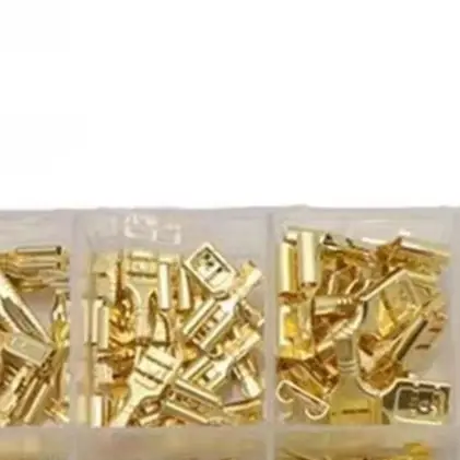 180PCS Gold Crimp Terminal Connector Set 2.8 4.8 6.3mm Male Female Insulated Wire Spl/ice For Car Audio Electrical Repair Tool