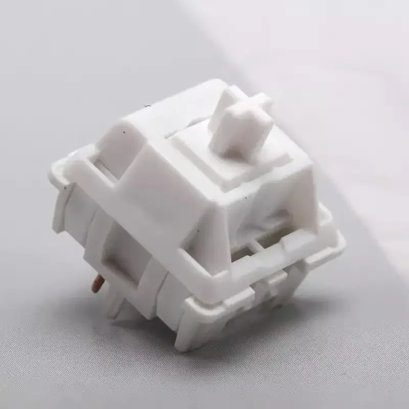 White Marble Switch 42 gf 5 Pins Linear Switches For Mechanical Keyboard Diy HIFI 20mm Spring Gaming Cherry MX Switch