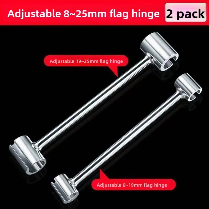 

Двухсторонний ключ для регулировки зазоров в дверных петлях, ремонтный ключ для петель, облегченный ключ для ремонта зазоров в домашних петлях, ручной инструмент